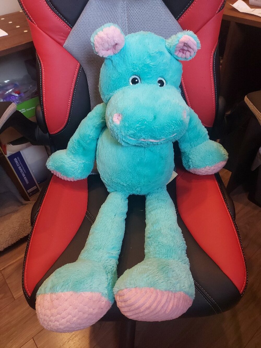 This & That Branded Large Plush Hippo